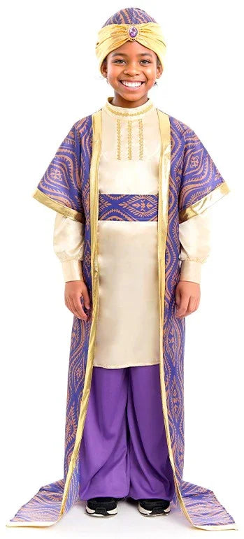 Disfraz de Rey Baltasar para Niño Reyes Magos Partilandia